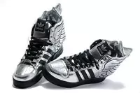 adidas shoes women wings silver noir